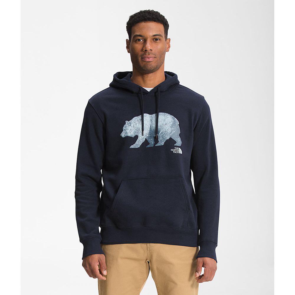 The North Face Tnf™ Bear Pullover Ανδρικα Φούτερ Hoodie - Σκουρο Μπλε (GDRI31584)